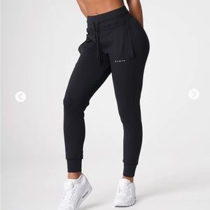 NVGTN Jet Black Joggers
